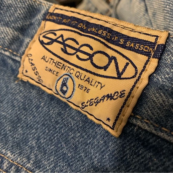 Vintage Sasson Jeans Size 10 Women’s Vintage Denim High Waist Relaxed Fit - Picture 4 of 4